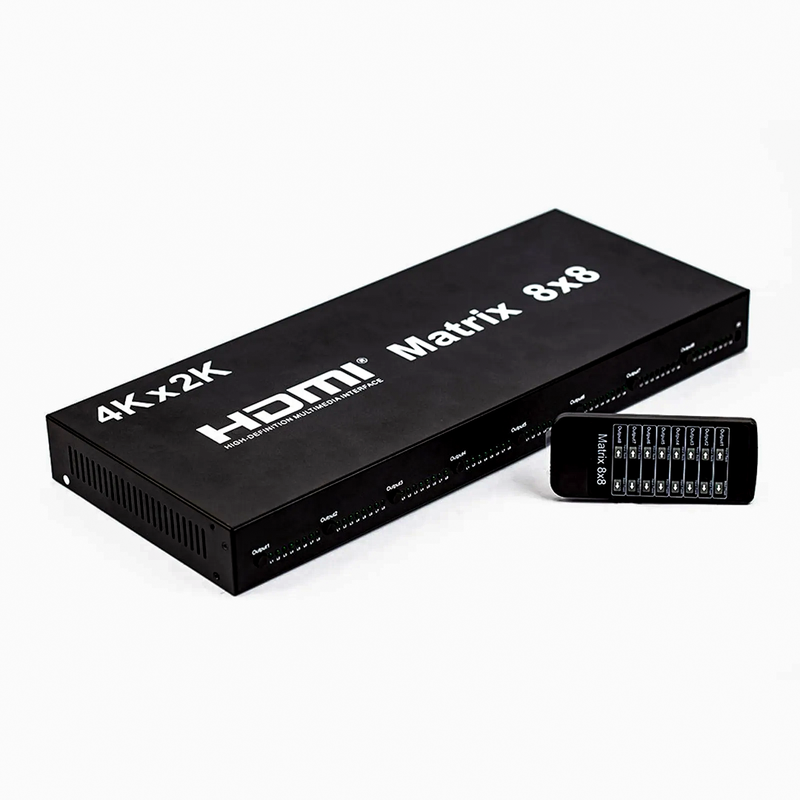 Matrix HDMI 2.0V 8x8 Profissional 4K 60Hz Conex