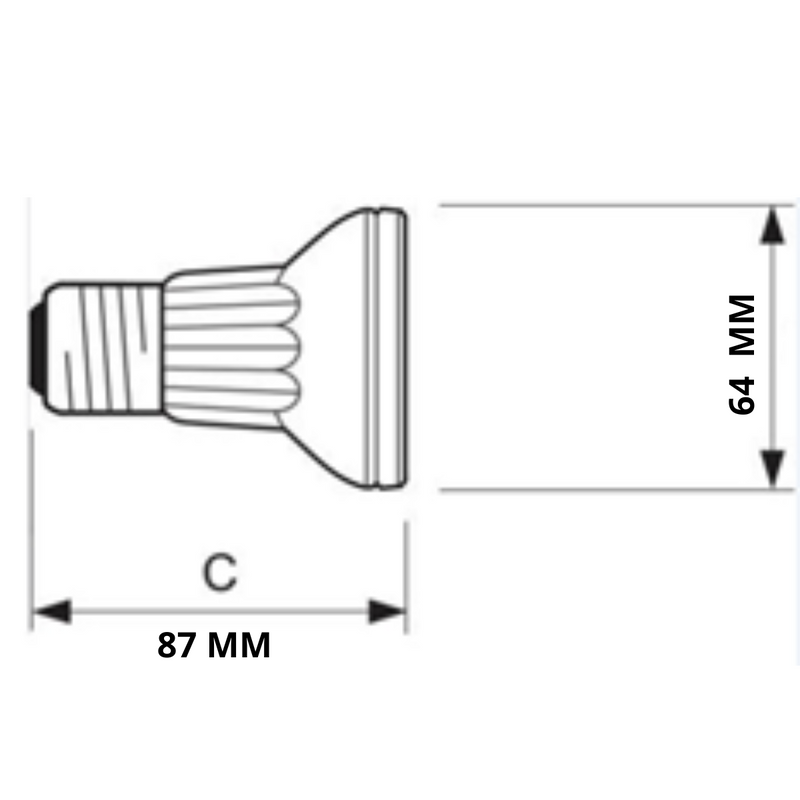 Lâmpada Halógenia PAR20 50W 127V E27 3000K Sylvania