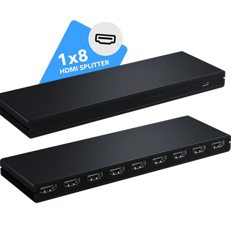 Divisor Splitter HDMI 1x8 2.0 4k Ultra-HD 6gbps Ativo Conex