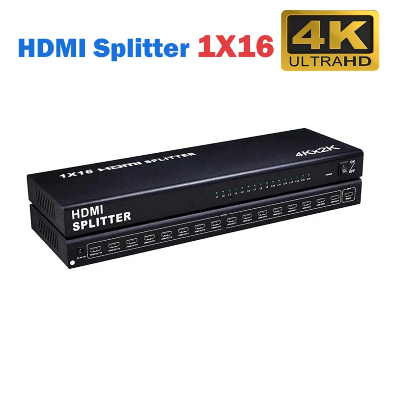 Divisor Splitter HDMI 1x16 2.0 4k Ultra-HD 16gbps Ativo Conex