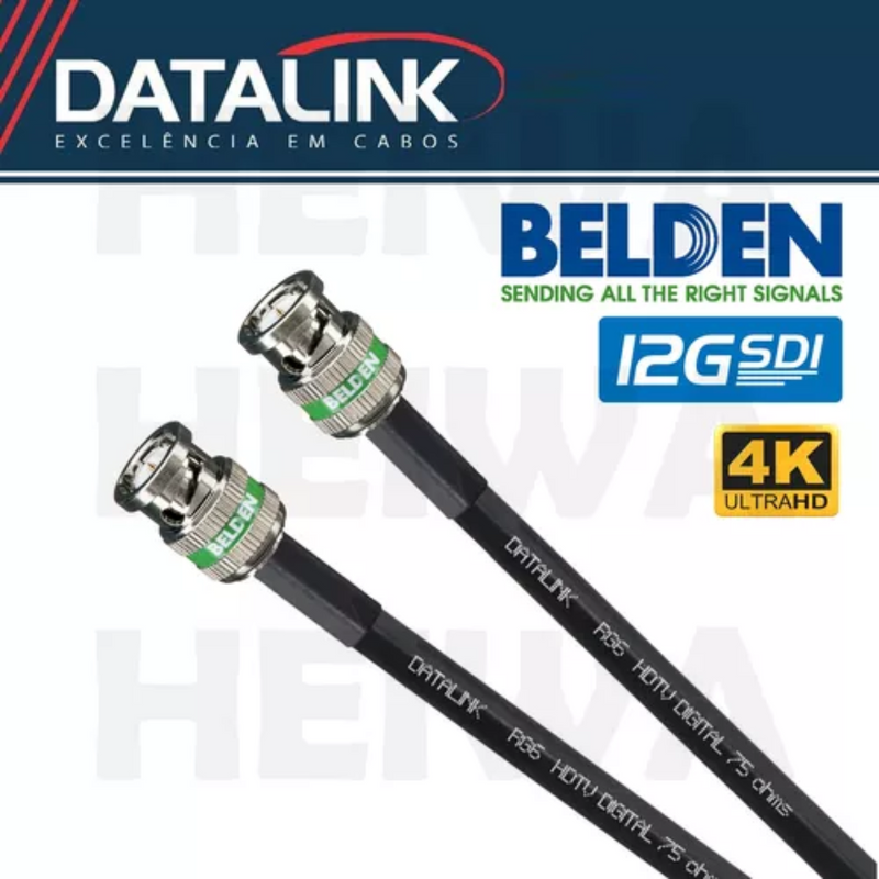 Cabo Sdi Datalink 12ghz Ultra Hd 4k 50mts Blindado - Belden