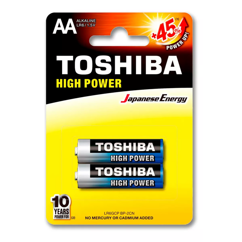 Pilhas Alcalinas Toshiba Aa Cartela Com 2 Unidades Conex