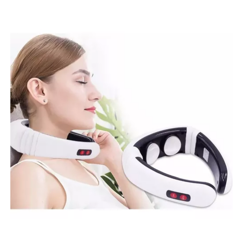 Massageador Eletrônico Cervical Terapêutico HX-5880 Alívio da Dor