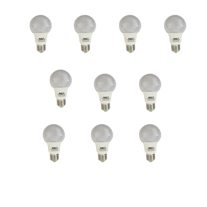 Lâmpada de Led Bulbo E27 9,5W 6500K Branco Frio Ozli