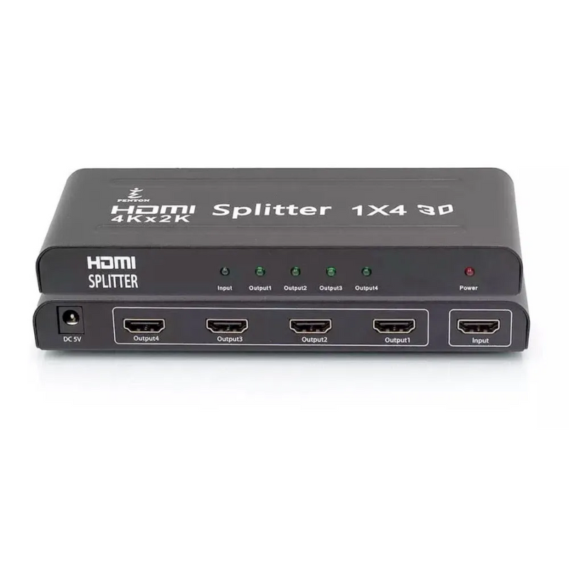 Divisor Splitter HDMI 1x4  2.0 4k Ultra-HD 6gbps Ativo Conex