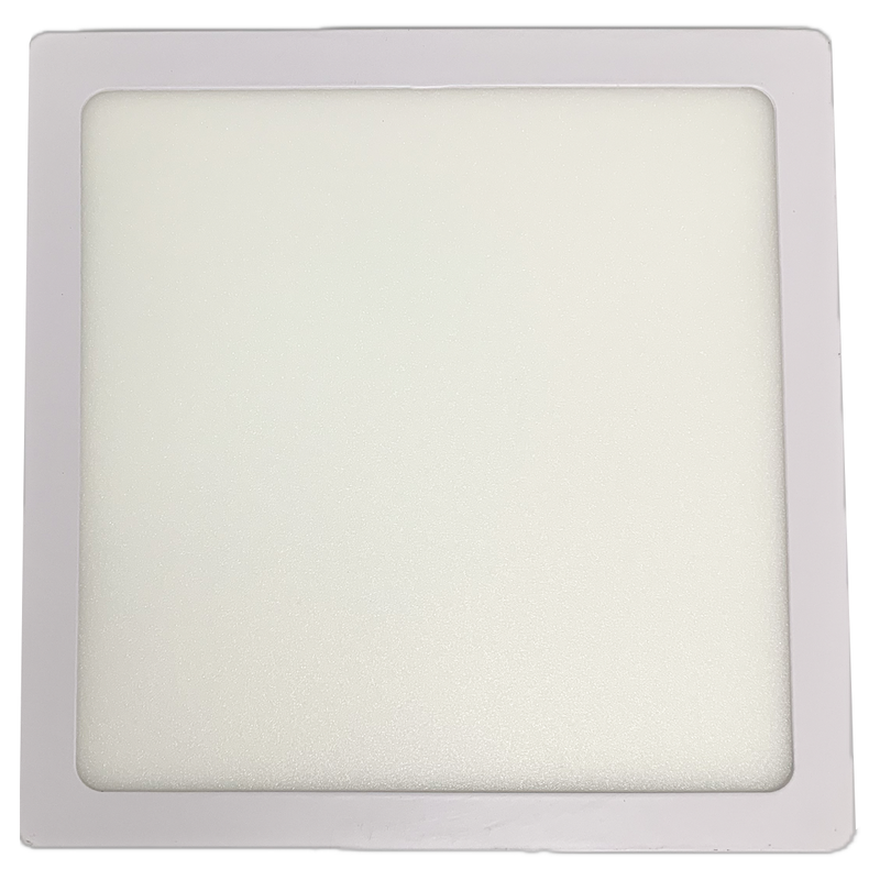 Plafon Led Sobrepor Quadrado 18W 3000K Branco Quente Bivolt