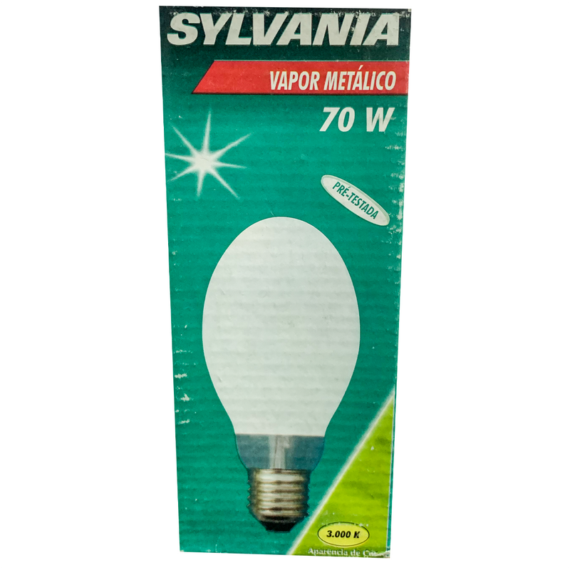 Lâmpada Metalico Ovoide 70W 2700K Sylvania