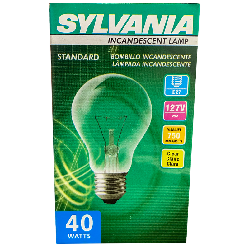 Lâmpada Incandescente 40W 127K Sylvania