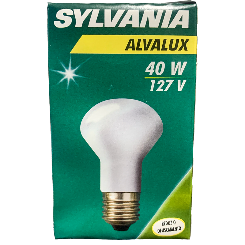 Lâmpada Incandescente leitosa Alvalux 40W 127V 3000K Sylvania