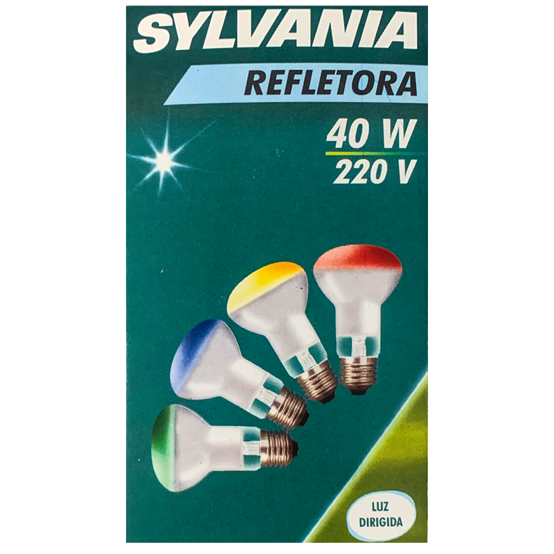 Lâmpada Refletora Bulbo R-20 40W 220V Amarelo Sylvania