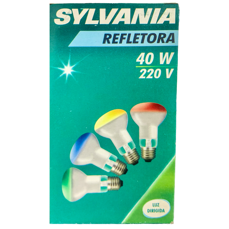 Lâmpada Refletora Bulbo R-20 40W 220V Vermelho Sylvania