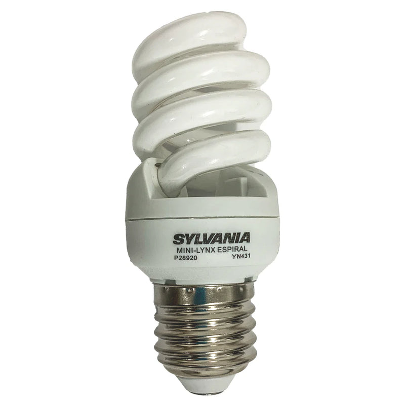 KIT 05 Lâmpadas Eletronica Espiral 10W 6500K 127V Branco Frio Sylvania