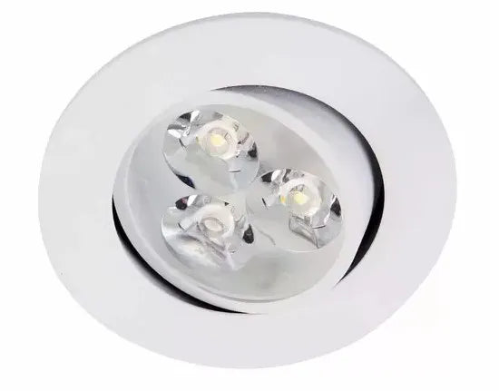 Luminárias De Embutir Instar Mini Circular 3W 4000K kit com 5 Sylvania