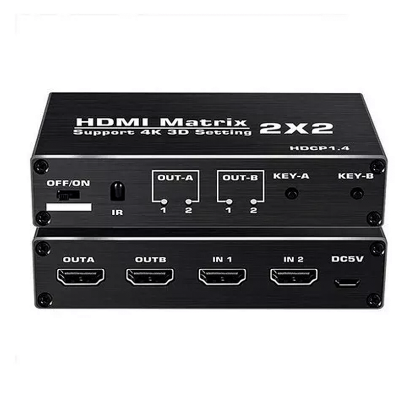 Matrix Hdmi 2x2 4k 60hz Switcher Splitter Conex