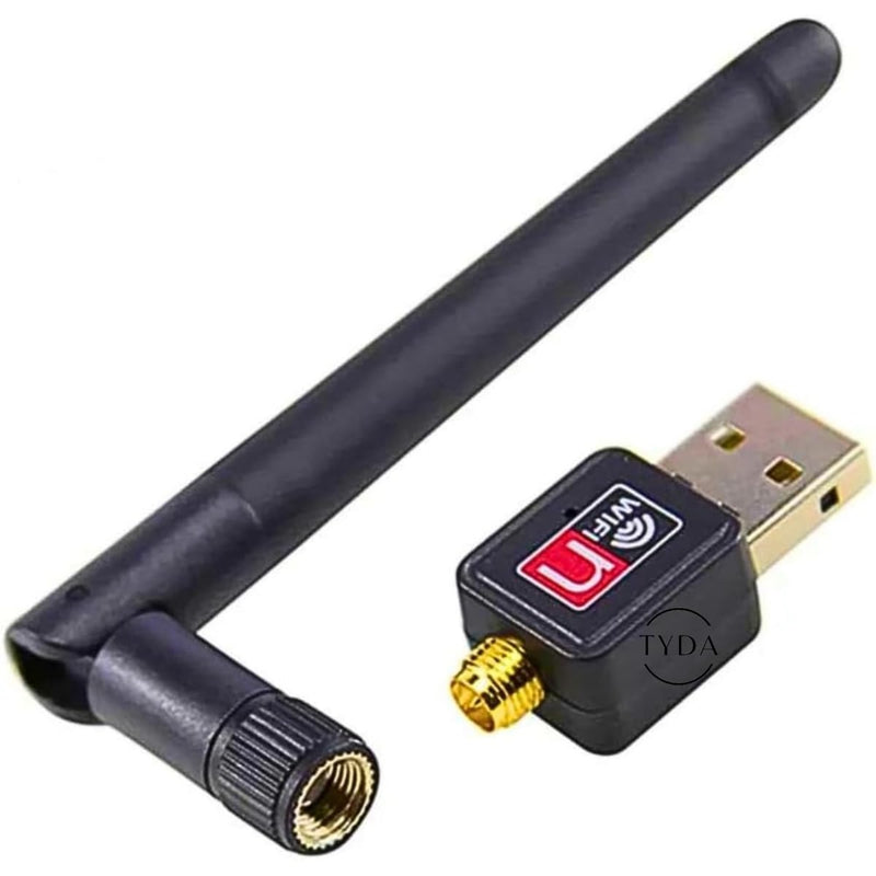 Adaptador Usb Wifi Com antena  12dBi Para TV smart e PC 1200mbps Frete grátis