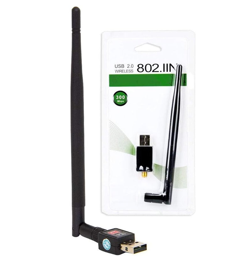 Adaptador Usb Wifi Com antena  12dBi Para TV smart e PC 1200mbps Frete grátis